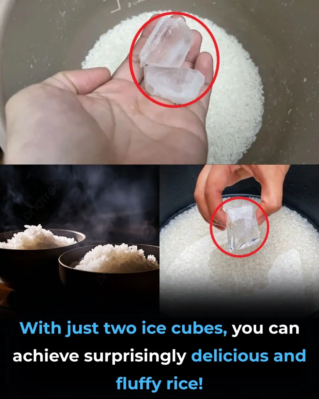Just Two Ice Cubes: A Simple Trick for Softer, More Fragrant Rice
