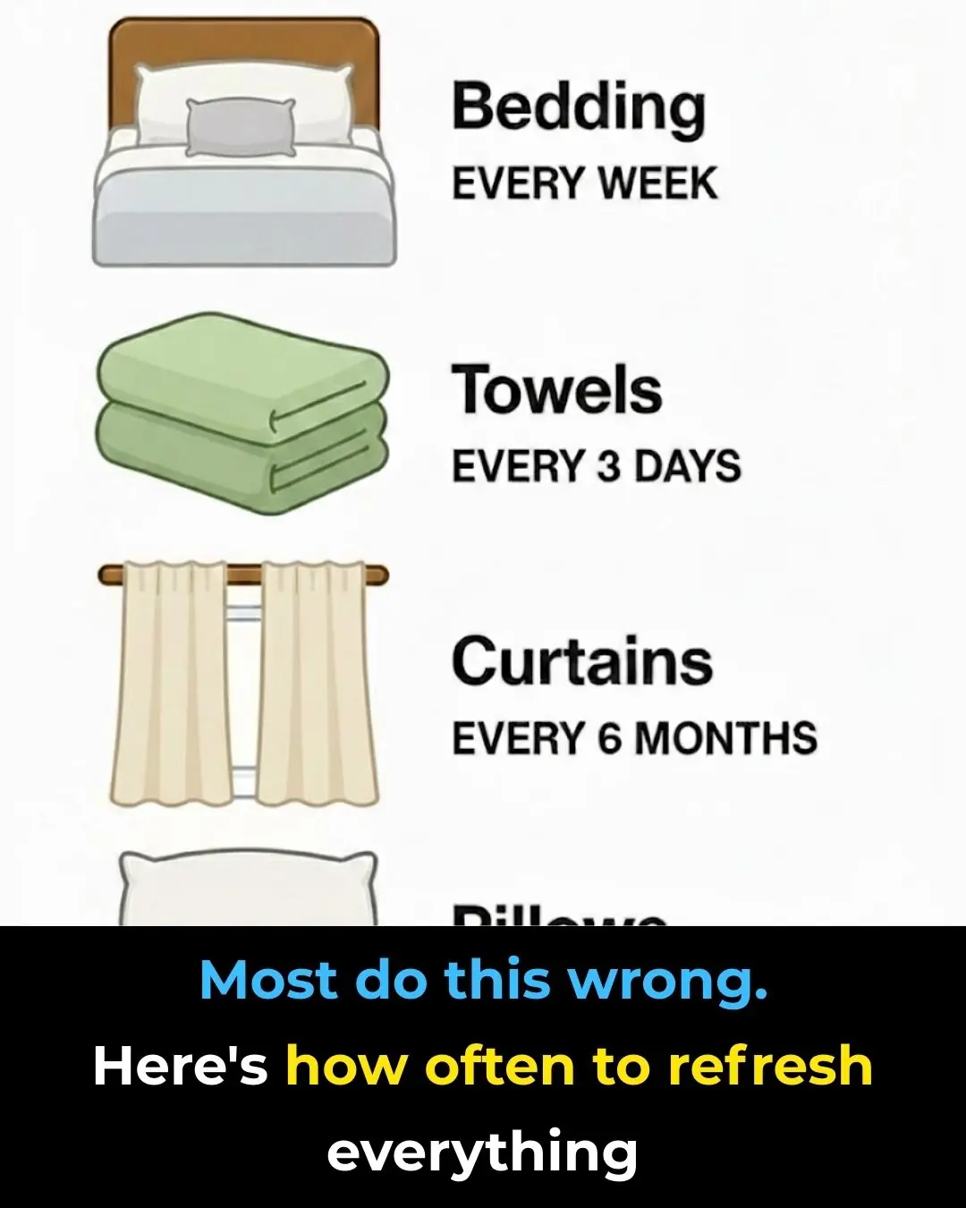 Most do this wrong. Here's how often to refresh everything