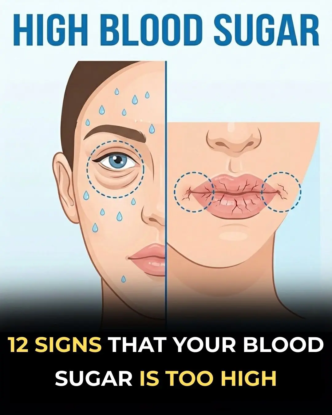 The High-Sugar Alert: Recognizing the 12 Key Symptoms Your Body is Showing You