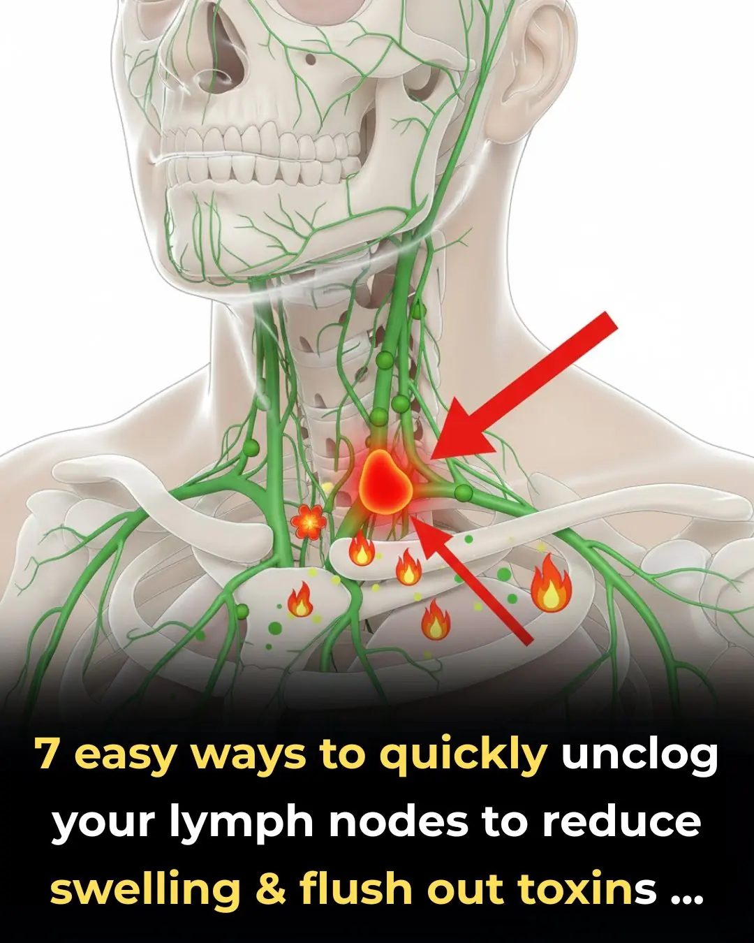 7 easy ways to quickly unclog your lymph nodes to reduce swelling and flush out toxins