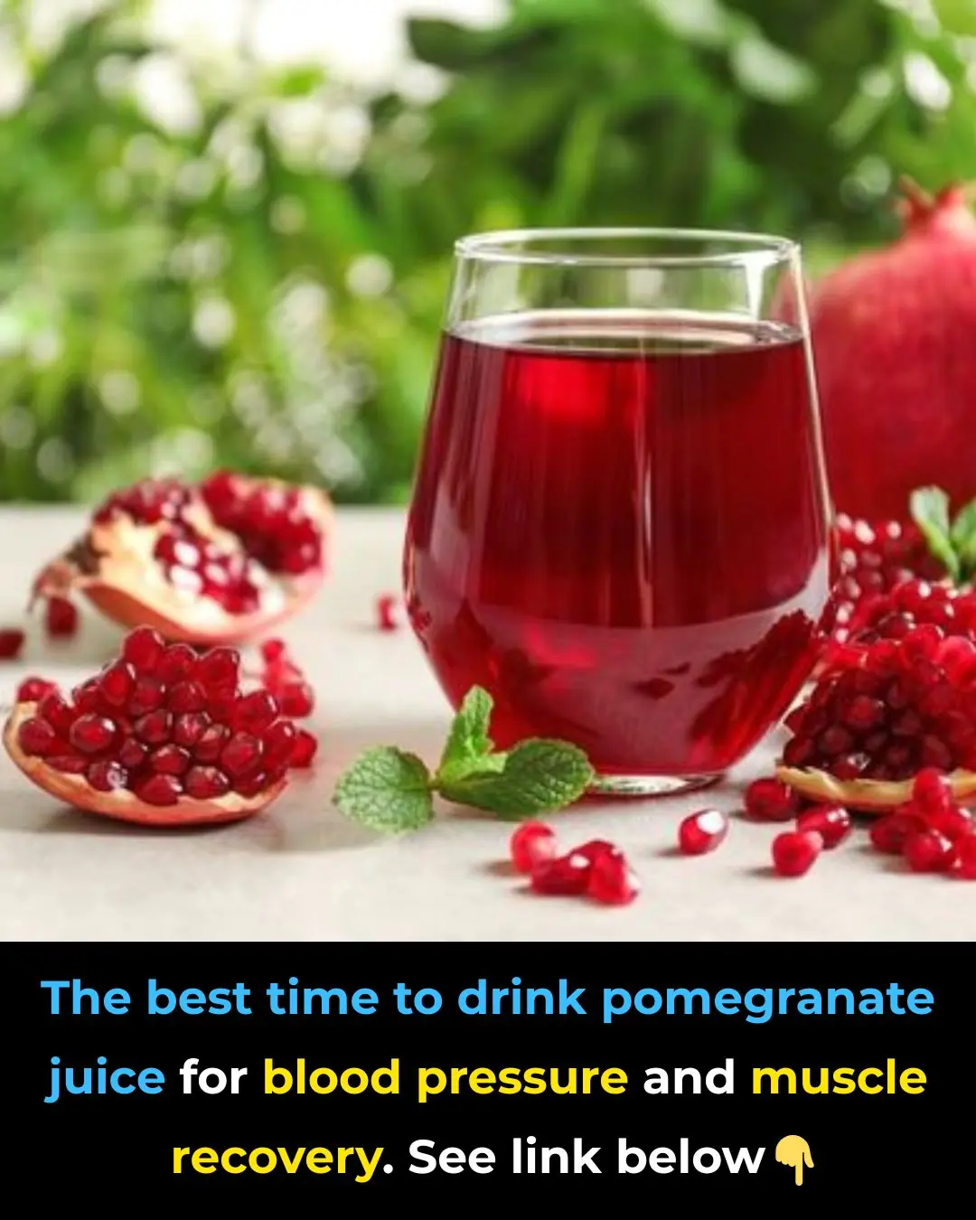 The Best Time to Drink Pomegranate Juice for Blood Pressure and Muscle Recovery