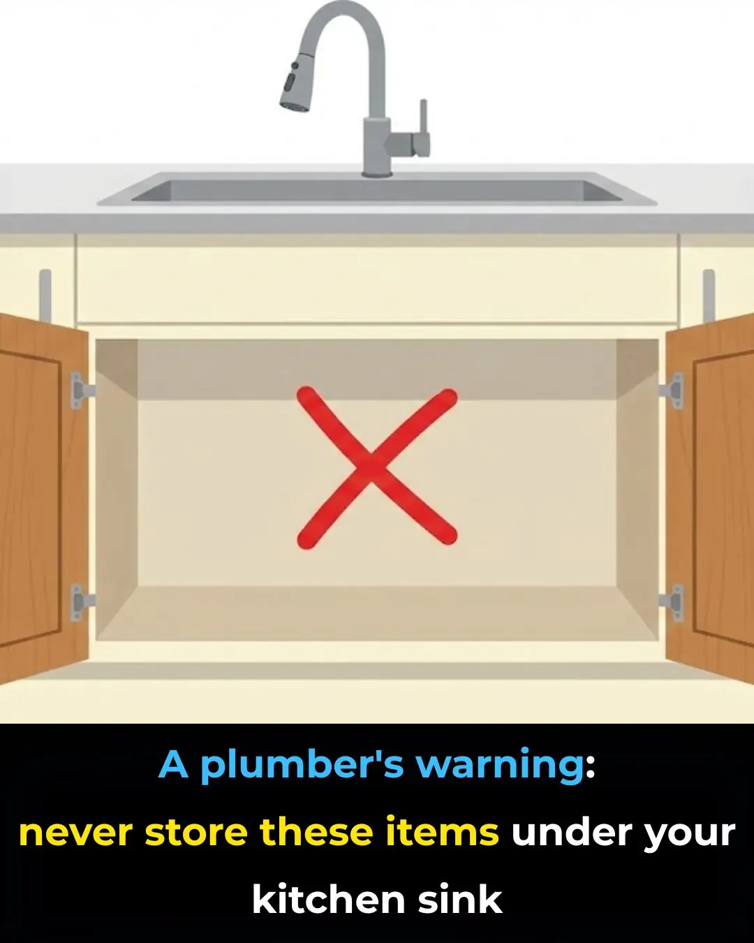 🚫 5 Dangerous Items You Should NEVER Store Under Your Kitchen Sink (One Could Poison Your Family)