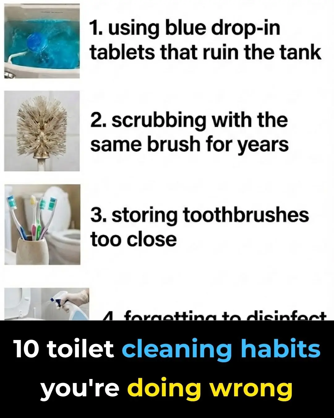 10 toilet cleaning habits you’re doing wrong