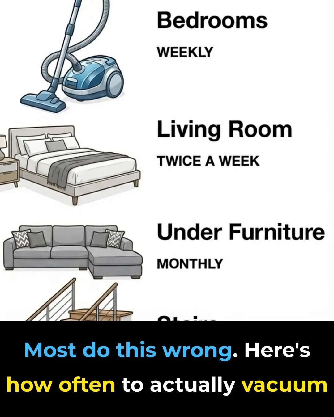 Most do this wrong. Here’s how often to actually vacuum