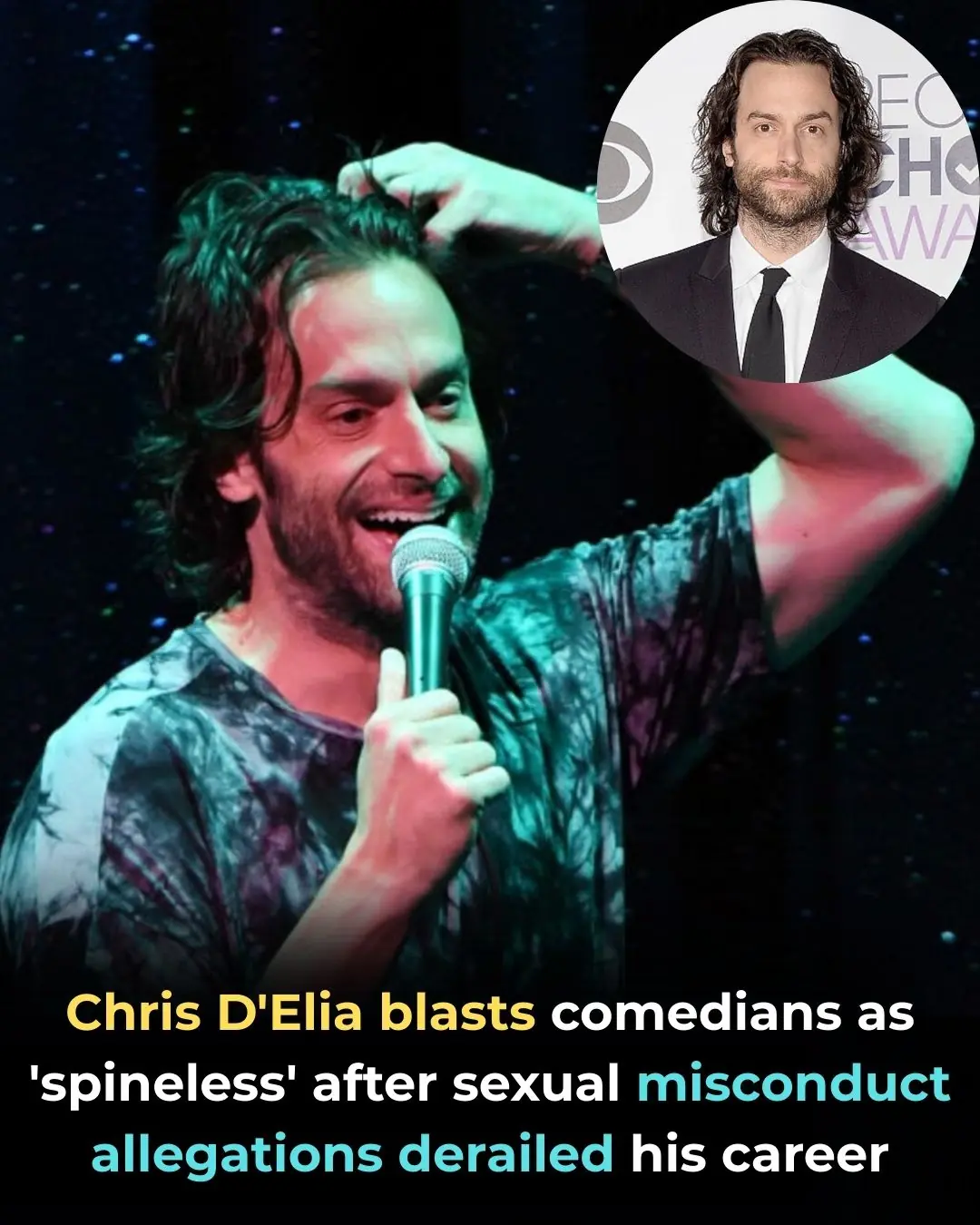 Chris D’Elia blasts comedians as ‘spineless’ after sexual misconduct allegations derailed his career