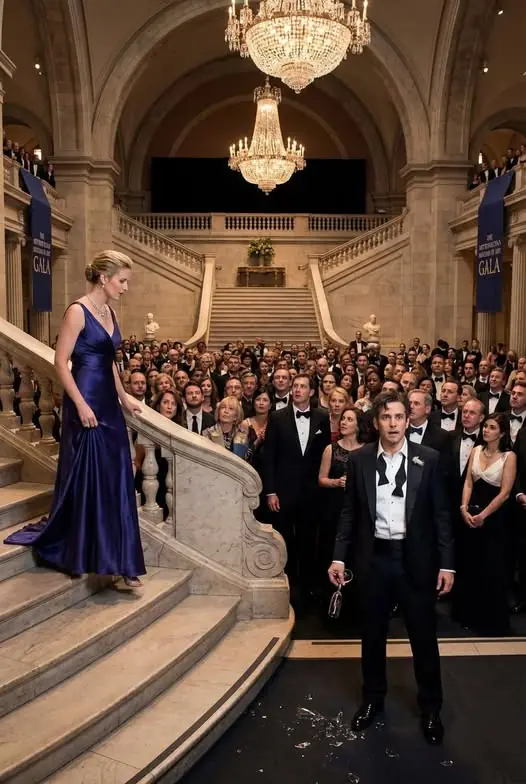 He Erased His Wife from the Billionaire Gala—Until the Entire Room Rose When She Walked In