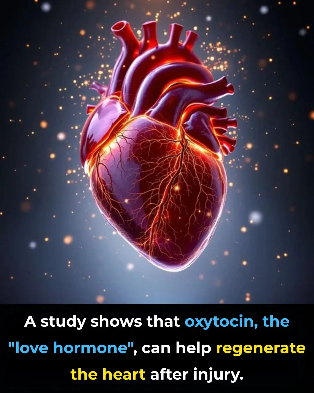 A study shows that oxytocin, the ‘love hormone,’ can help regenerate the heart after injury.