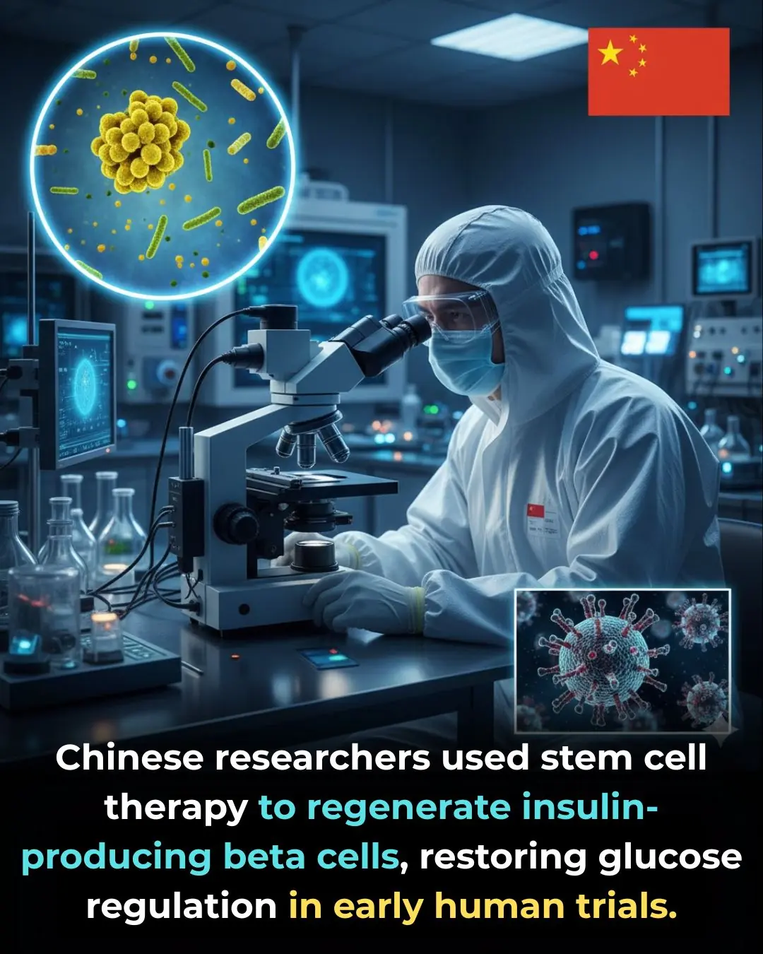Breakthrough Stem Cell Therapy Offers Hope for Diabetes Cure by Regenerating Insulin-Producing Cells