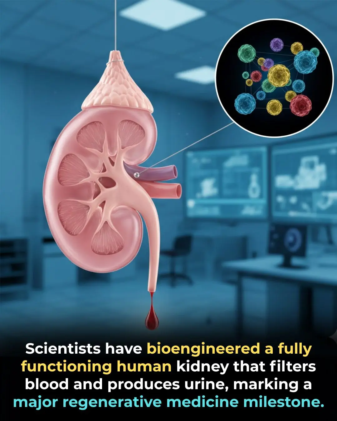 Researchers Successfully Grow Fully Functional Human Kidney, Revolutionizing Regenerative Medicine
