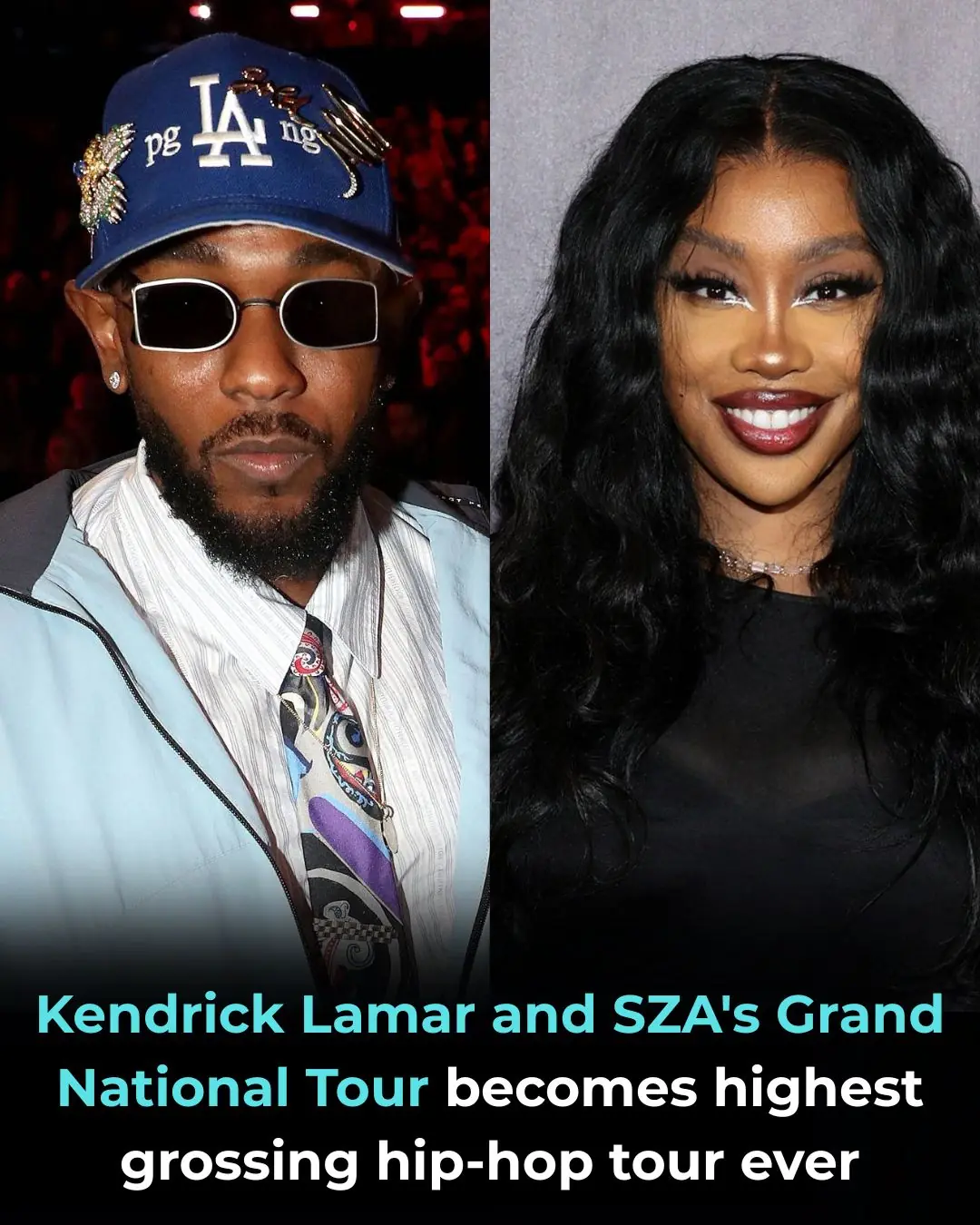 Kendrick Lamar & SZA’s Grand National Tour Becomes Highest-Grossing Hip-Hop Tour Ever