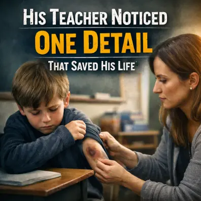 His Teacher Noticed One Detail That Saved His Life