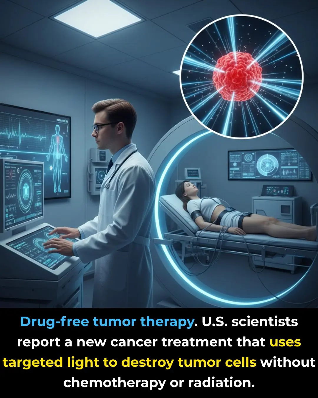 🌟 Breakthrough in Cancer Treatment: Targeted Light Therapy
