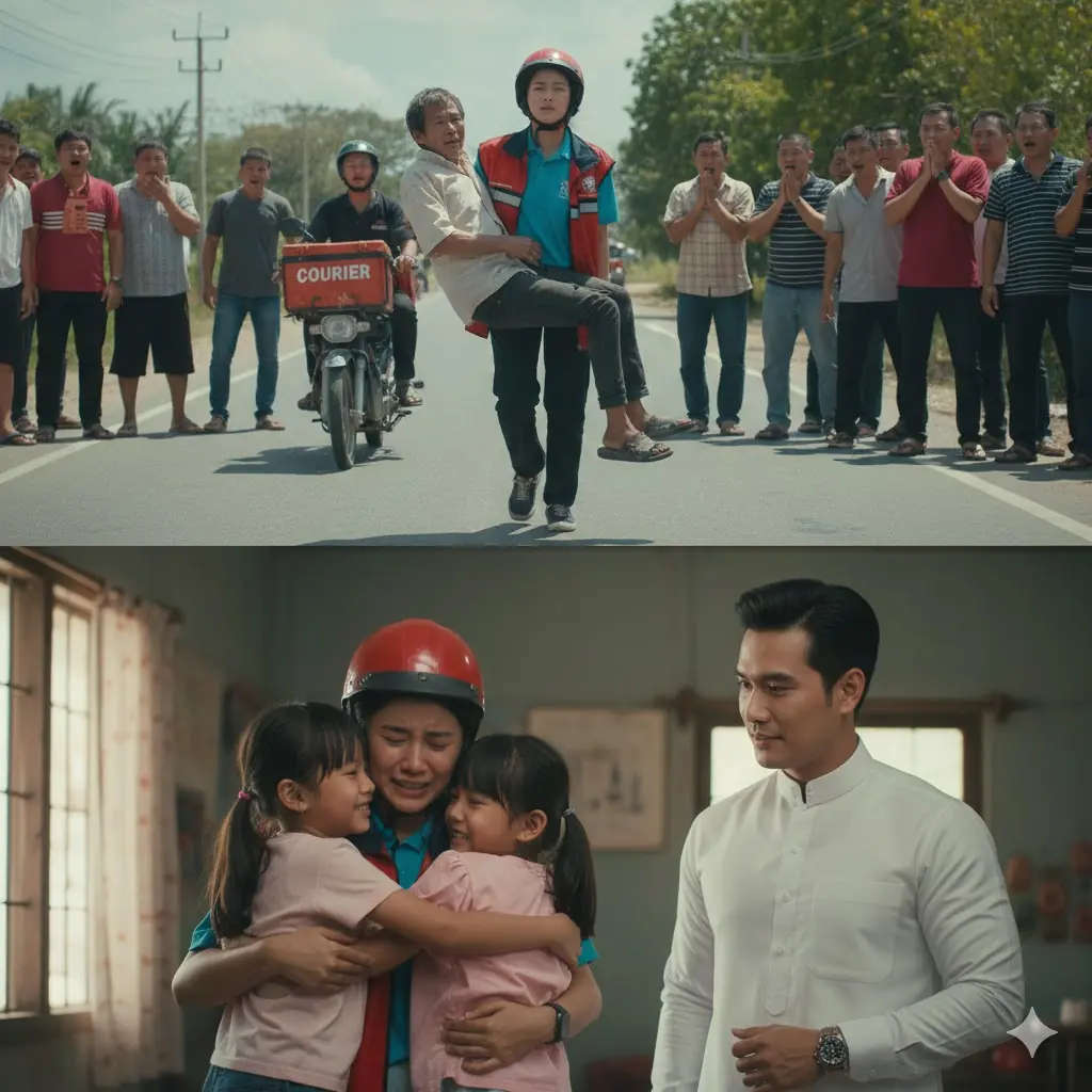 Poor Delivery Girl Gave Up Her Job To Save A Dying Old Man, Unaware He’s Billionaire’s Father