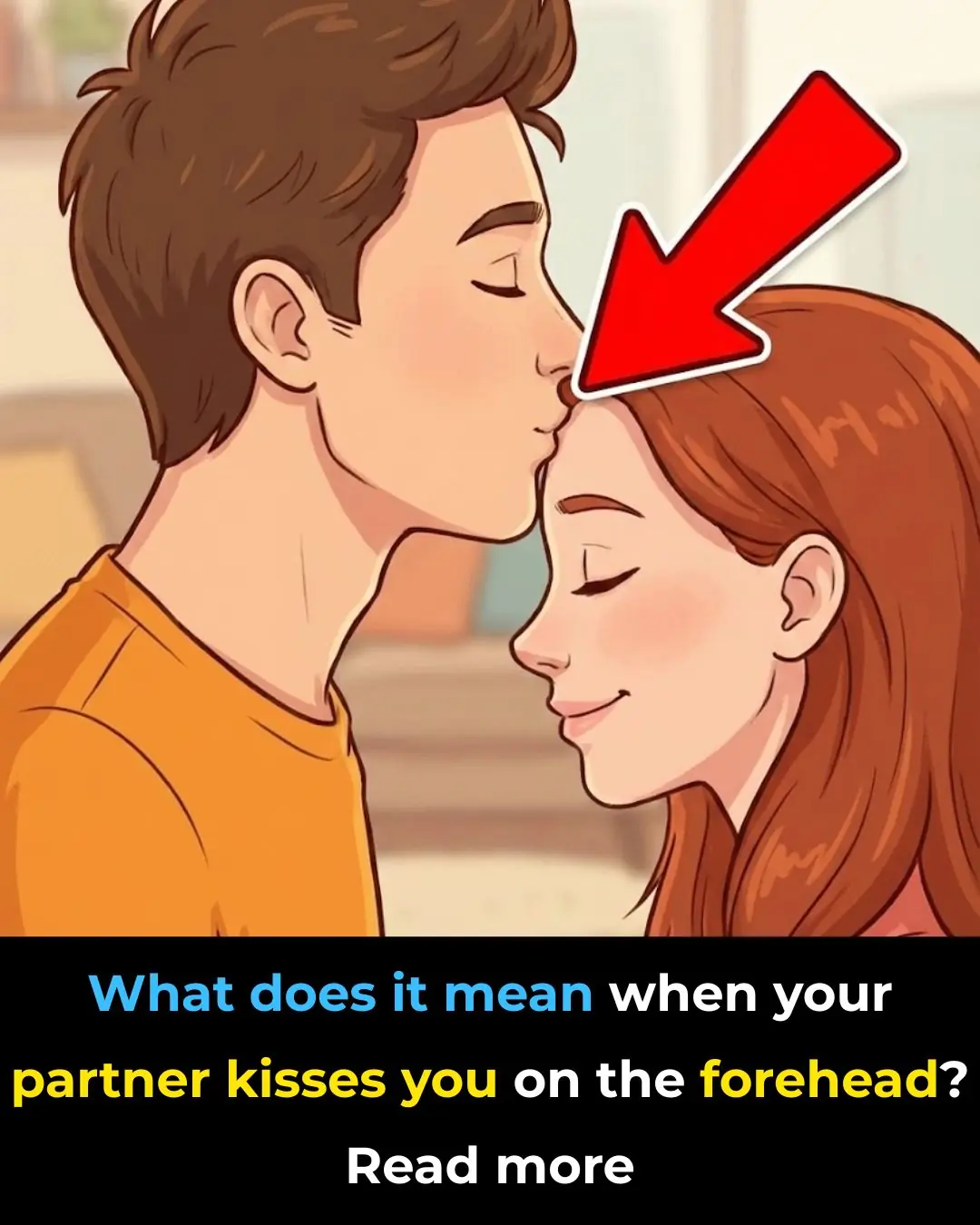 If your partner says goodbye with a kiss on the forehead, be very careful: this is what it really means
