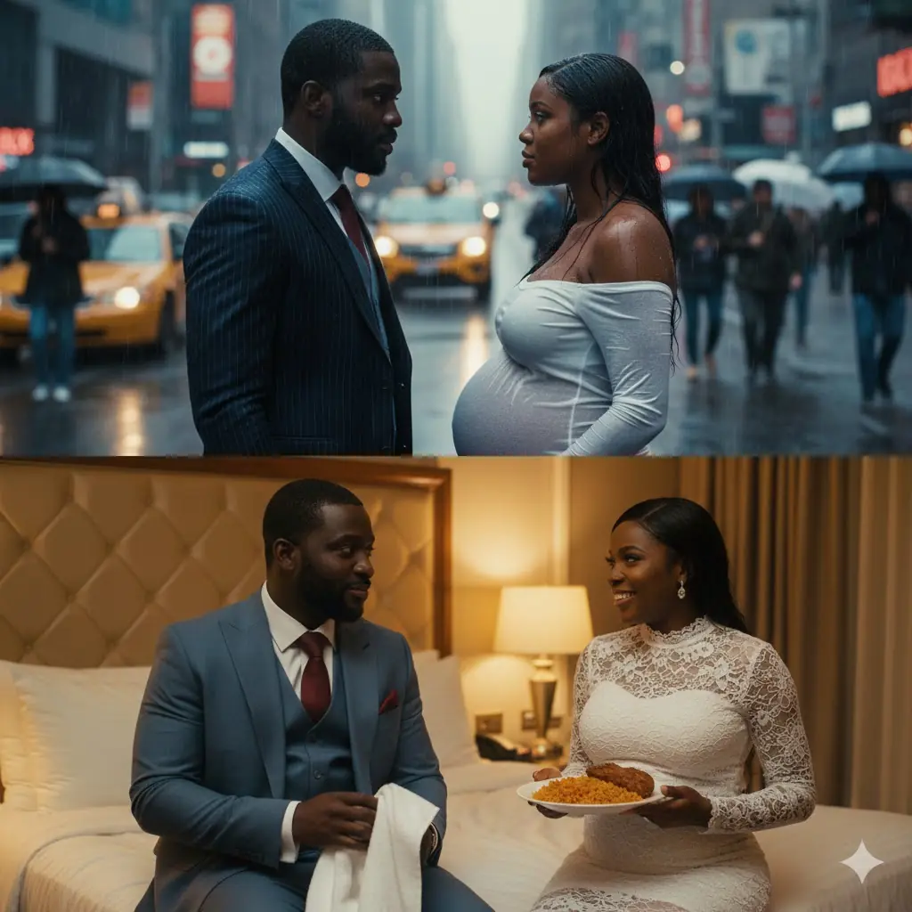 Billionaire had a one night stand with her, months later he saw her stranded and begging in the rain