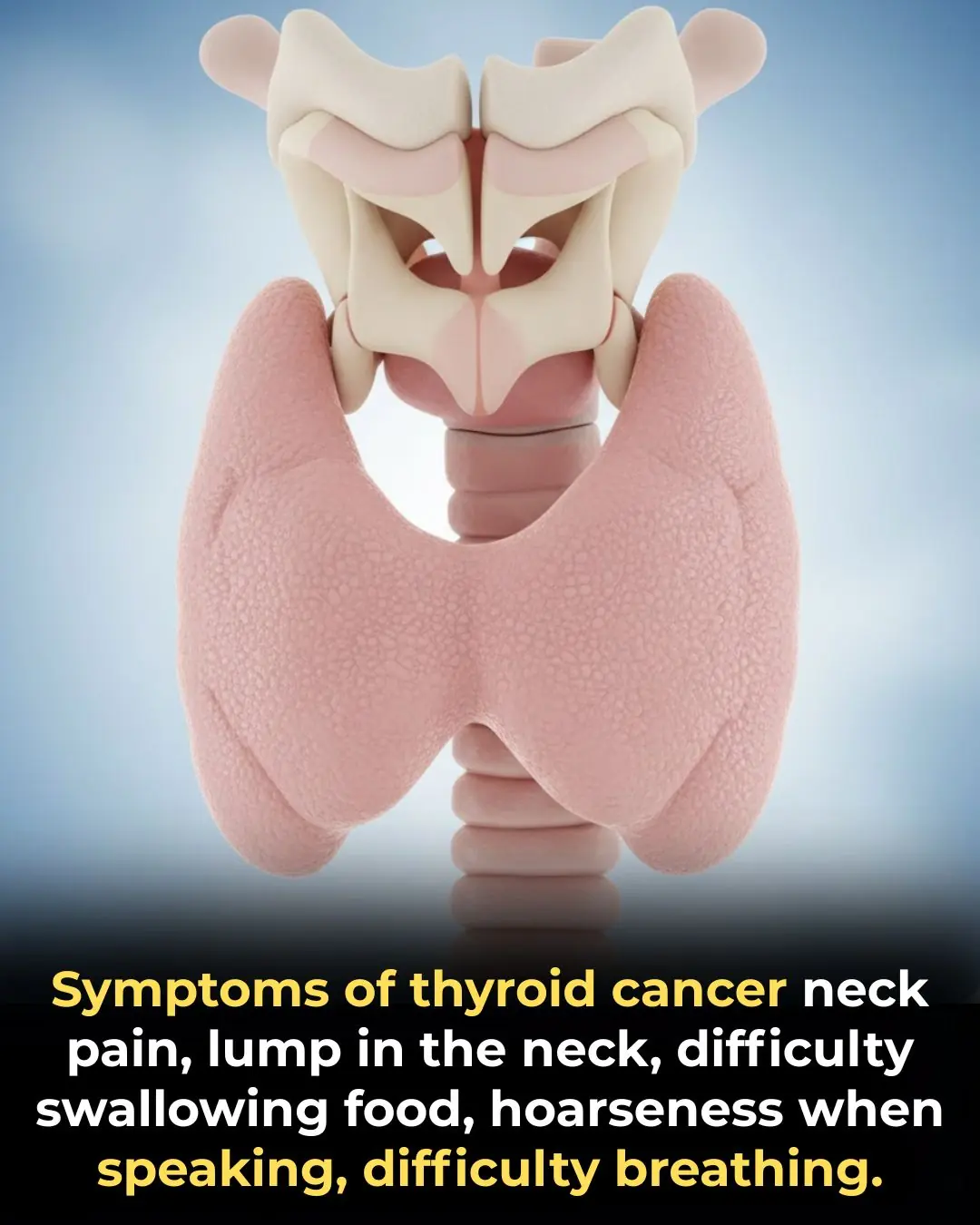 The 5 signs your body sends that warn you about thyroid cancer