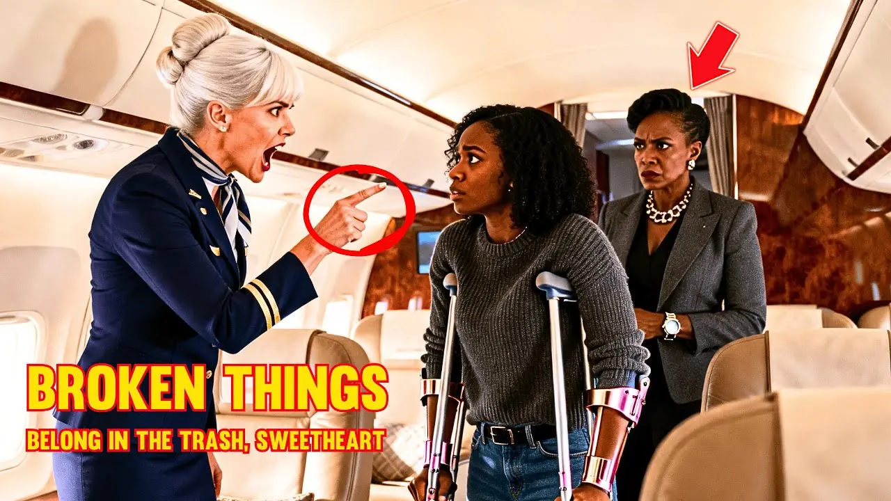 Flight Attendant Threw Away A Black Disabled Girl’s Crutches—Her Mother Fires Her Instantly