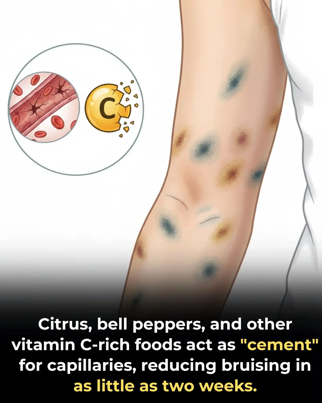 Why Do Some People Bruise Easily? The Role of Vitamin C in Capillary Health
