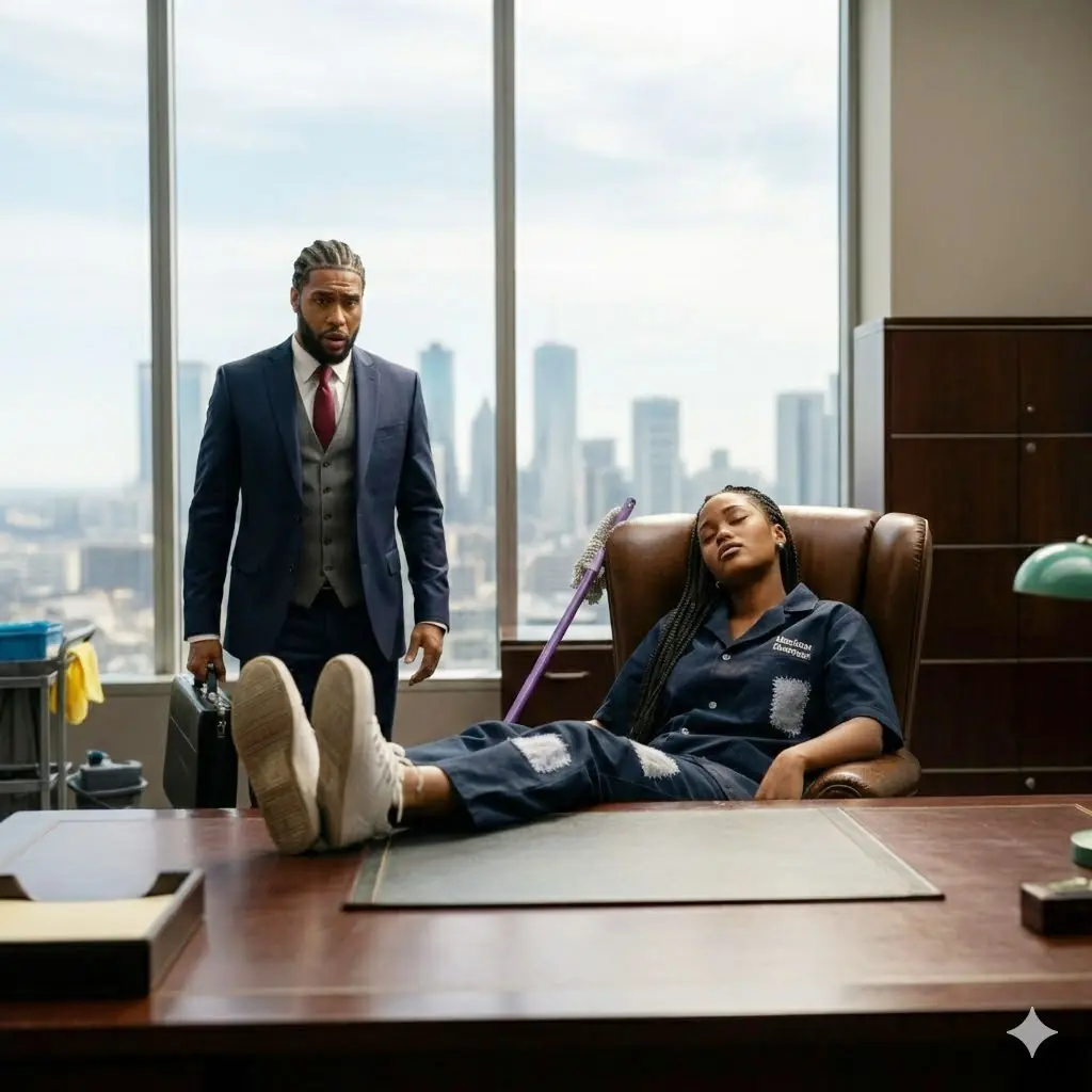 A Billionaire’s Office, a Cleaner’s Exhaustion: How One Late-Night Encounter Sparked a Battle Over Power and Dignity
