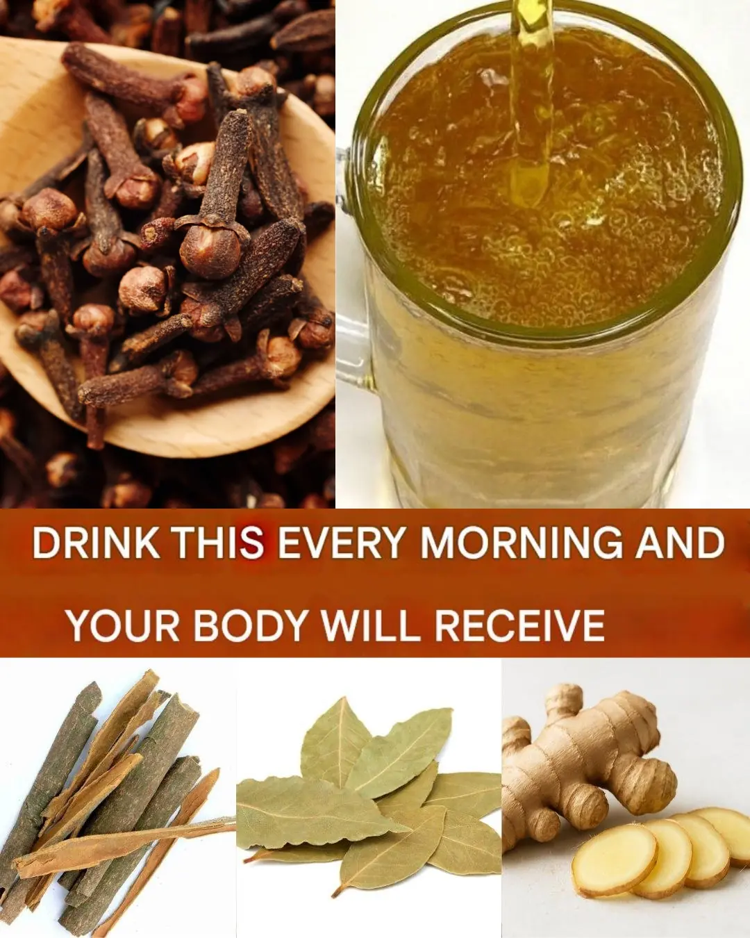 Natural Drink That Can Transform Your Health: Cinnamon, Bay Leaves, Ginger, and Cloves