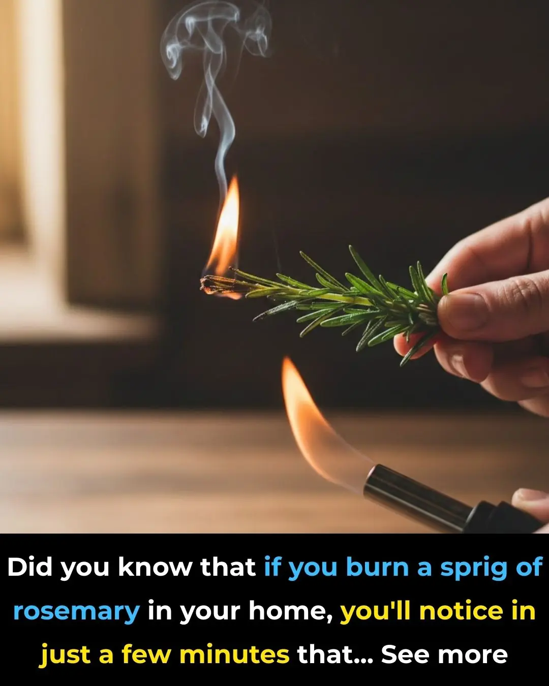 Burn a Sprig of Rosemary in Your Home: A Simple Ritual That Can Change the Atmosphere