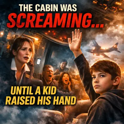 The Cabin Was Screaming… Until a Kid Raised His Hand
