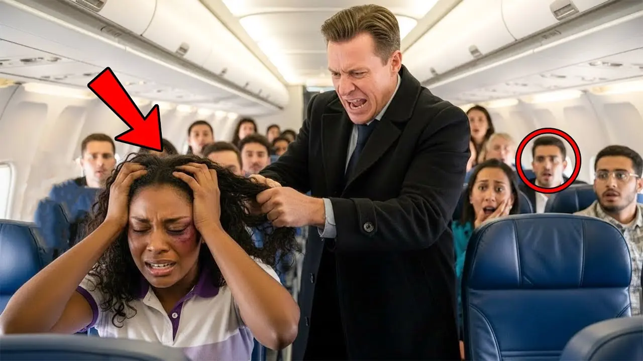 White Passenger Beats Black Girl Until She Bleeds — Minutes Later, the Entire Flight Is Frozen