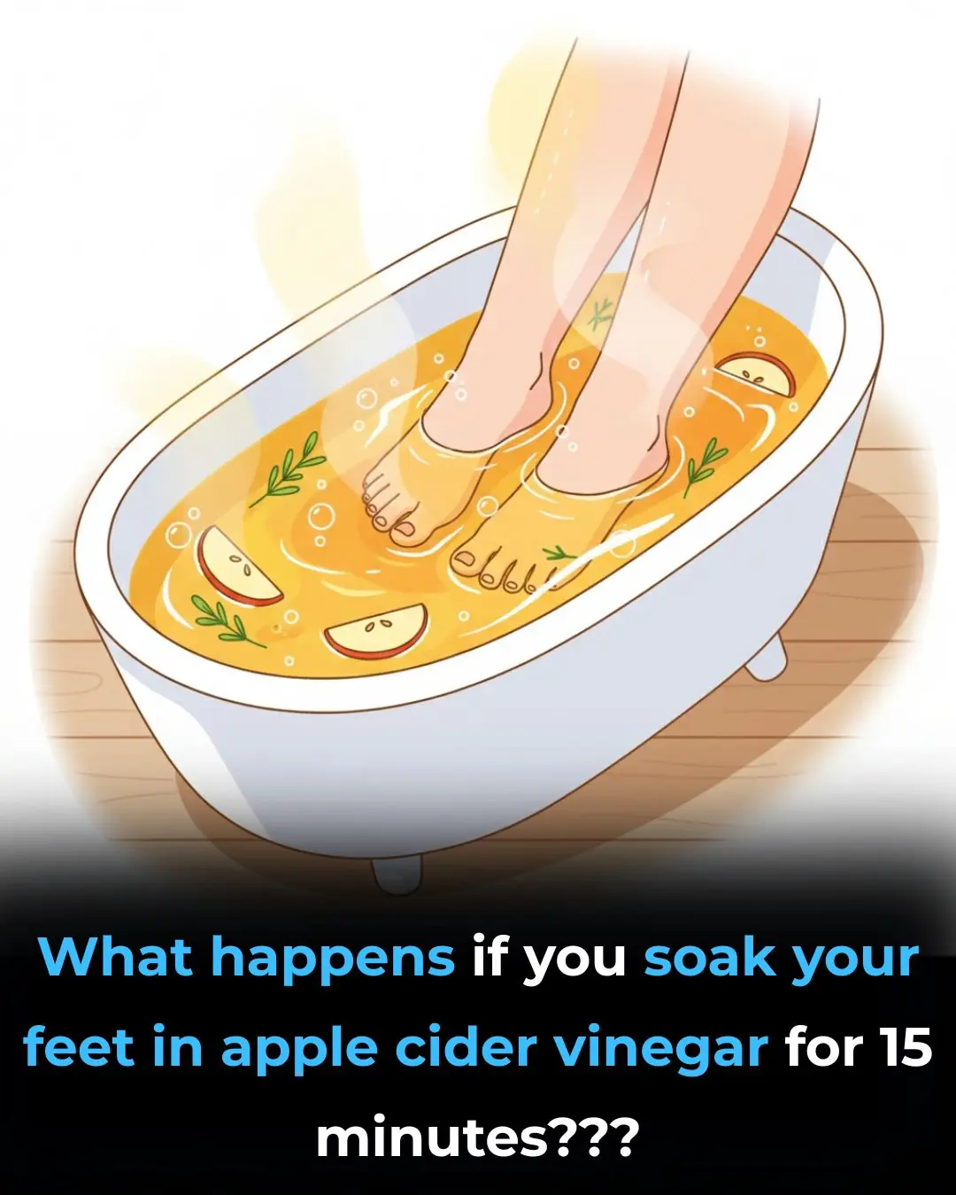 What Happens If You Soak Your Feet in Apple Cider Vinegar for 15 Minutes???