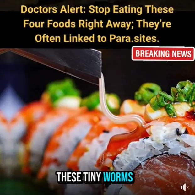 Health Alert from Doctors: These 4 Foods Are Full of Parasites — Quit Eating Them! e