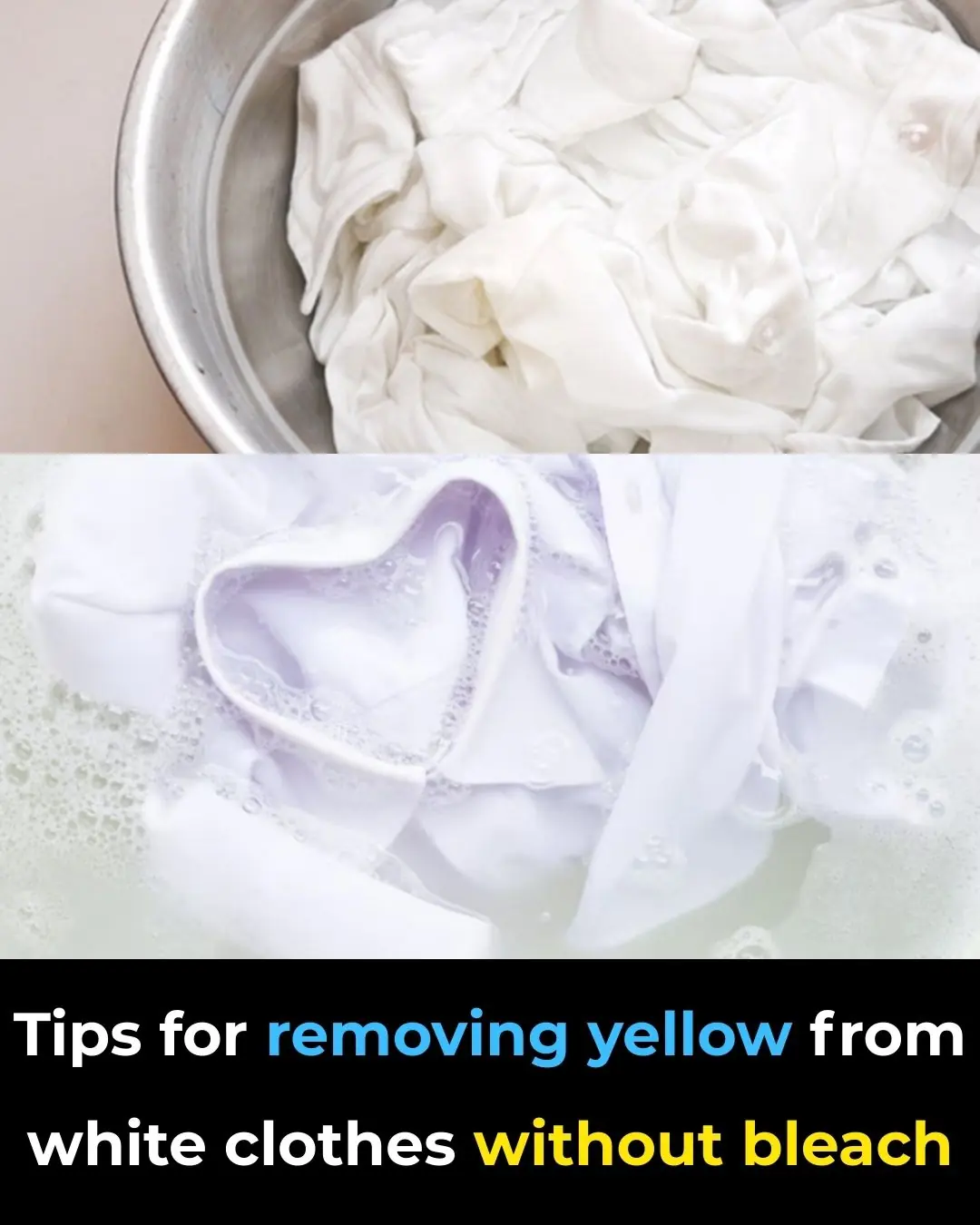 Tips to Remove Yellowing From White Clothes