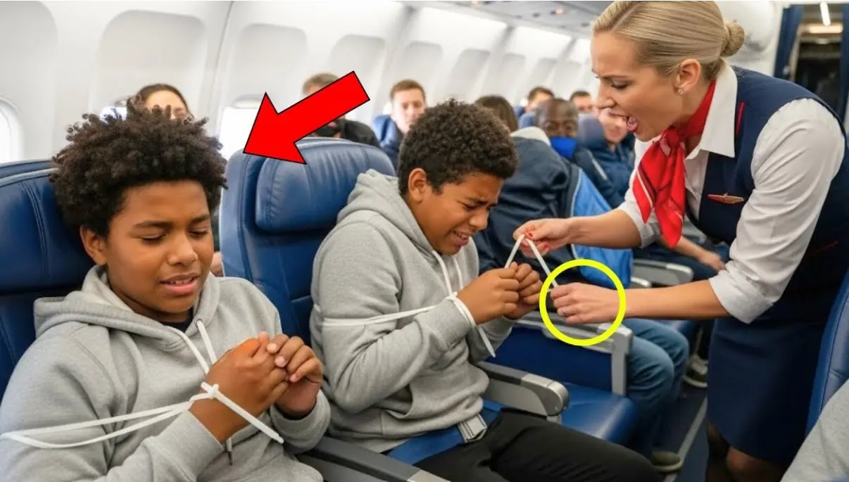Flight Attendant Tortured Black Twins Until They Passed Out, Crew Freezes When Their CEO Dad Arrives.