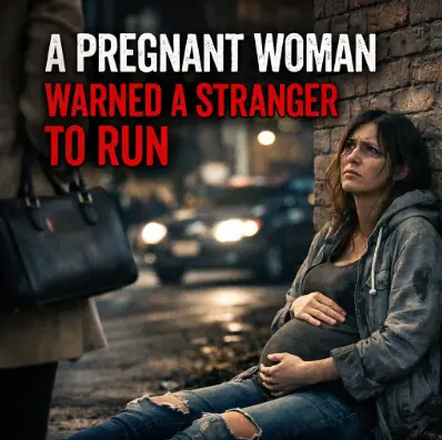 A Pregnant Woman Warned a Stranger to Run