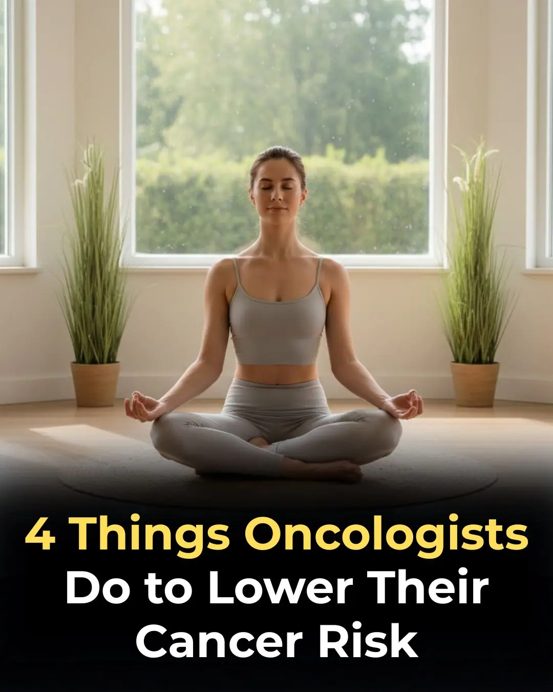4 Things Oncologists Do Regularly to Lower Their Cancer Risk