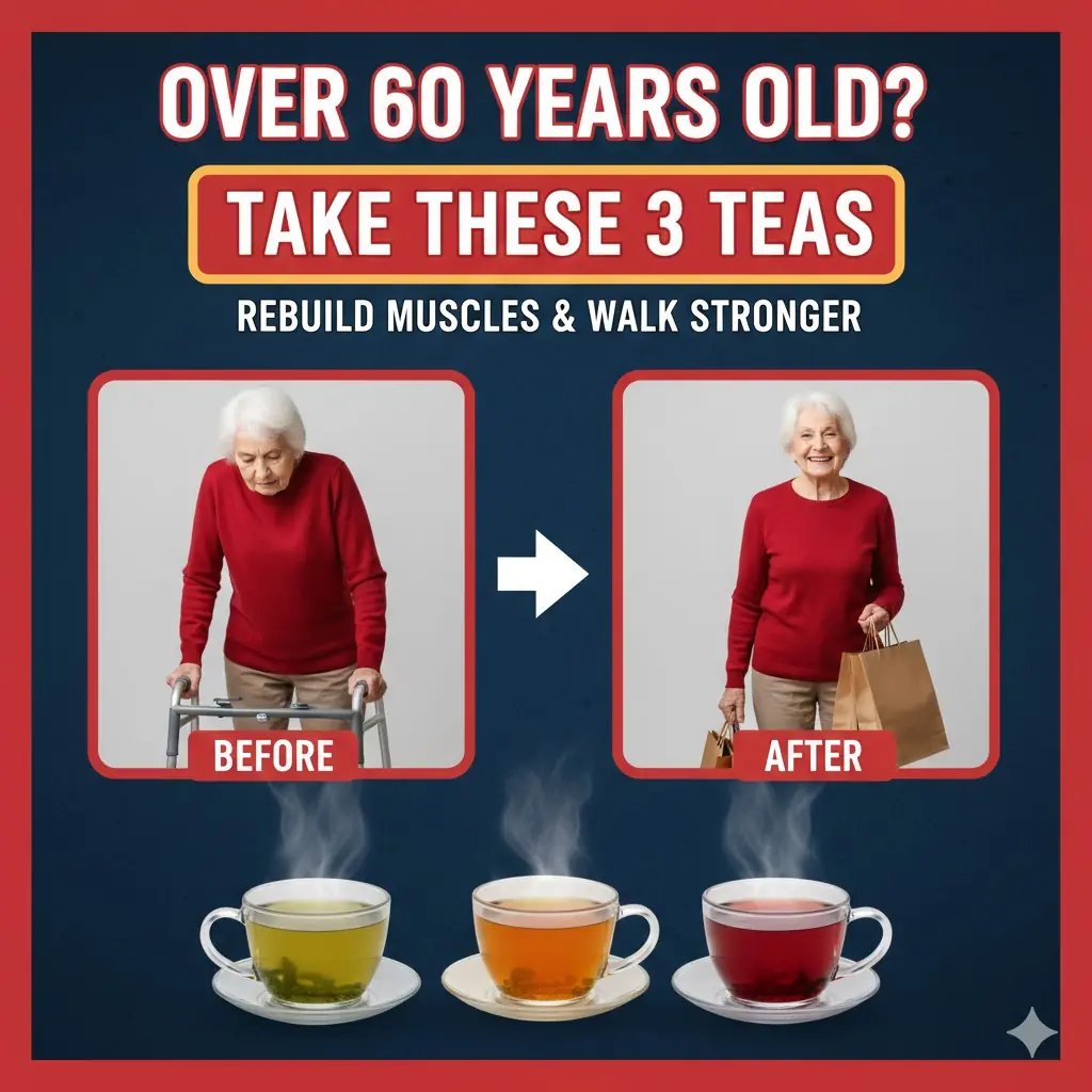Over 60? Three Teas That Could Help You Walk Stronger