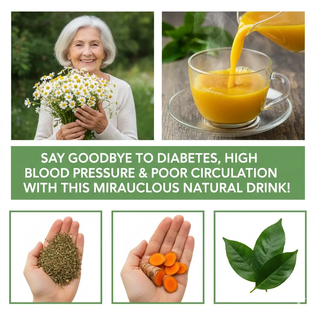 Natural Drink That Helps Fight Diabetes, High Blood Pressure, and Poor Circulation