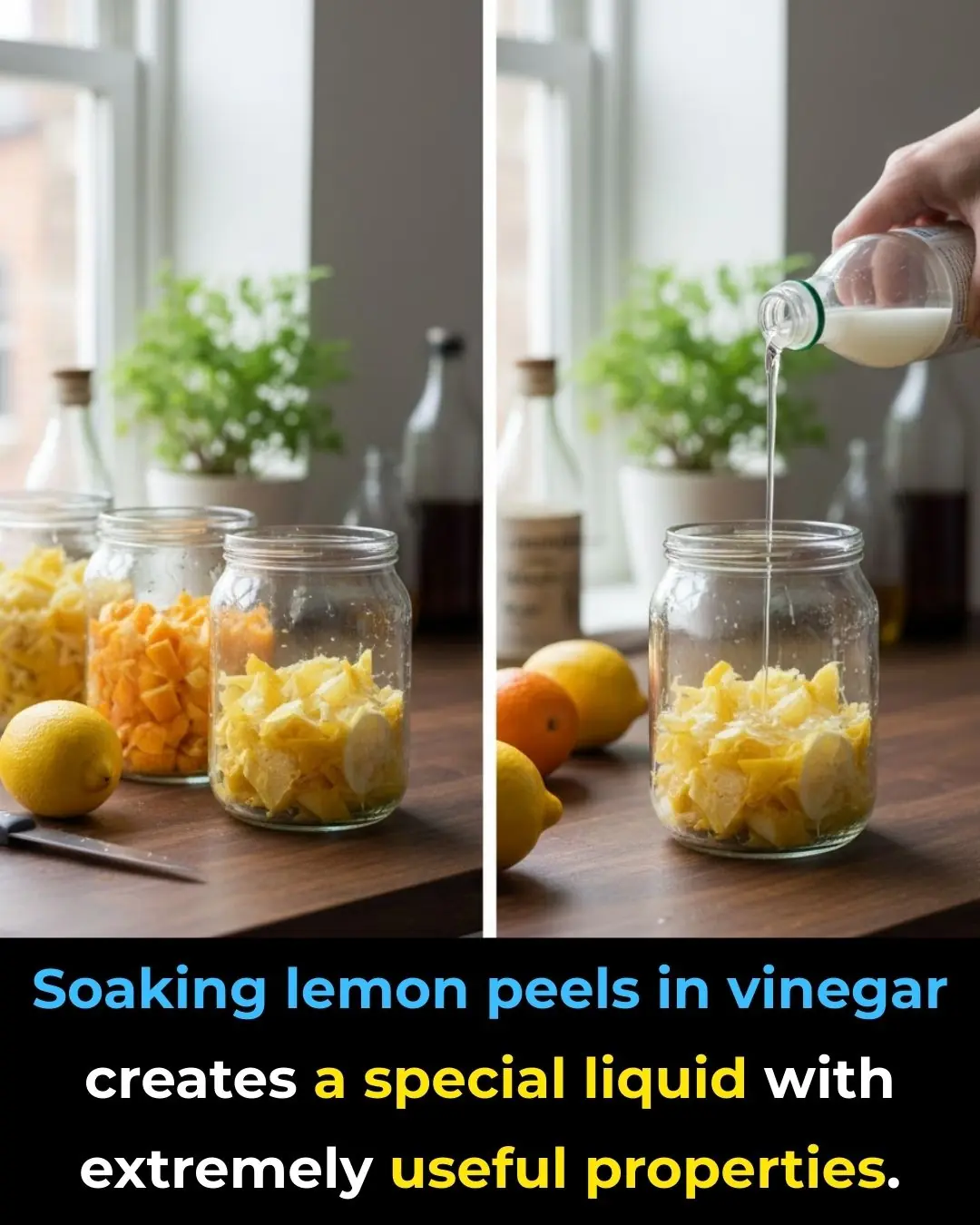 Soaking Lemon Peels in Vinegar: A Simple Homemade Solution with Powerful Benefits