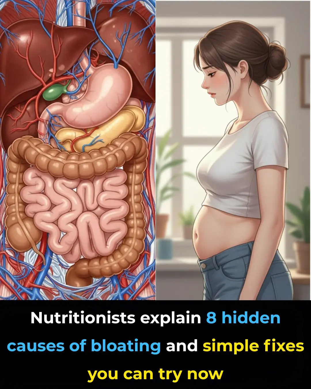 Bloated Stomach: 8 Common Reasons and How to Treat Them (Evidence Based)