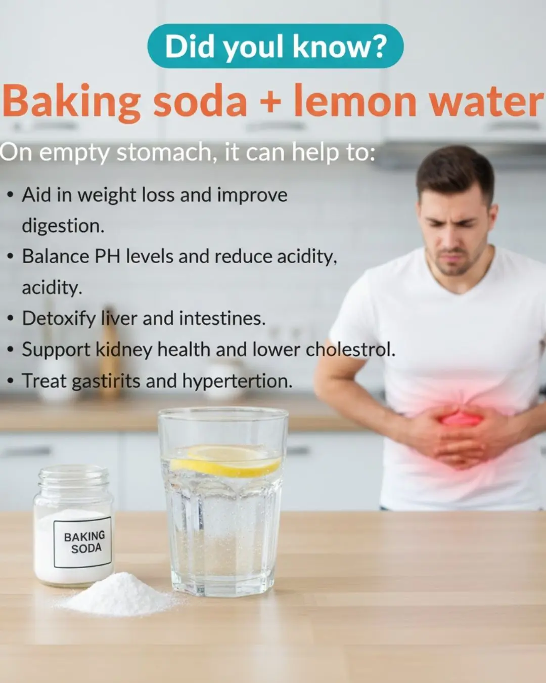 How to use baking soda to solve various health problems.