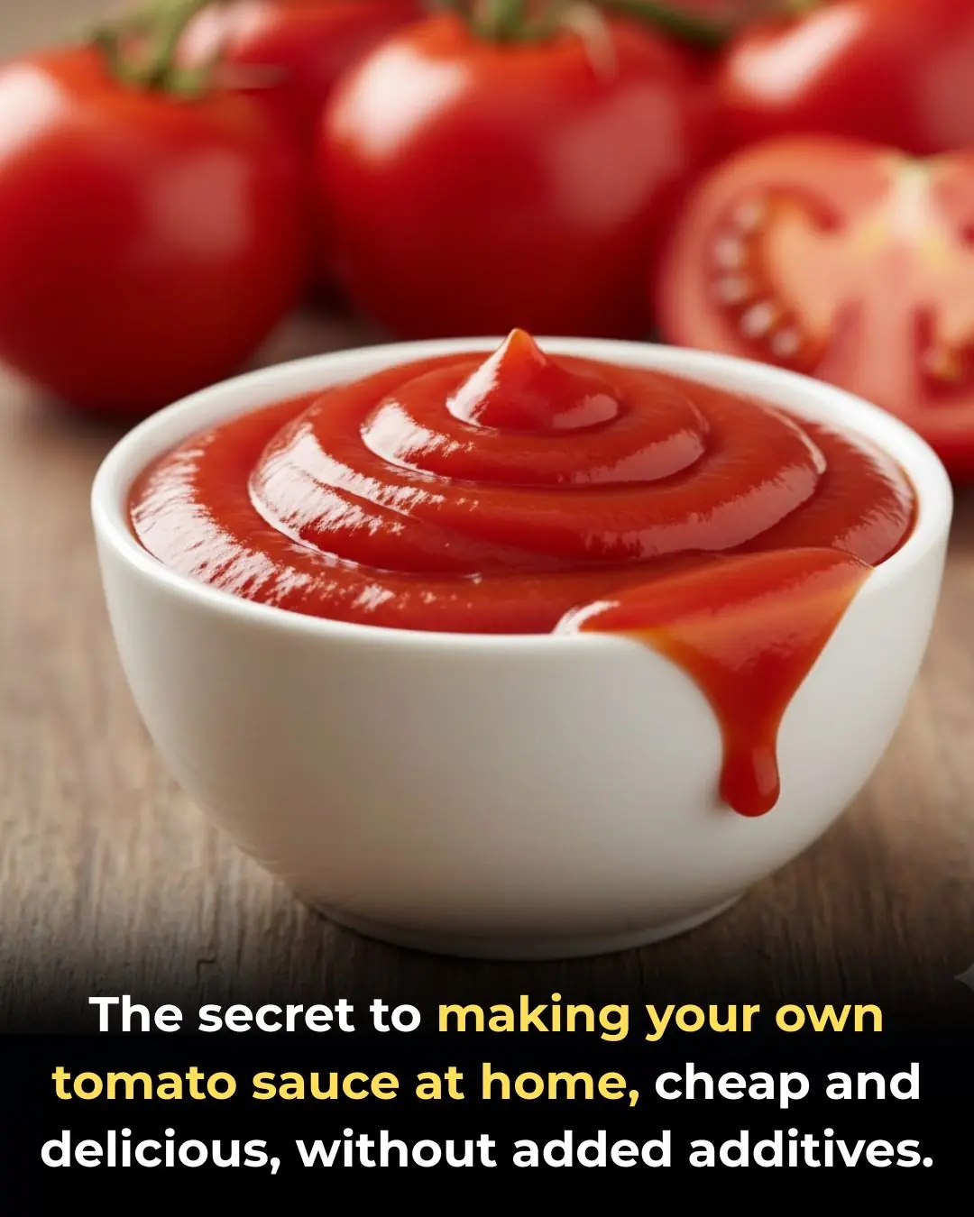 The secret to making homemade tomato sauce: affordable, delicious, and free from additives.