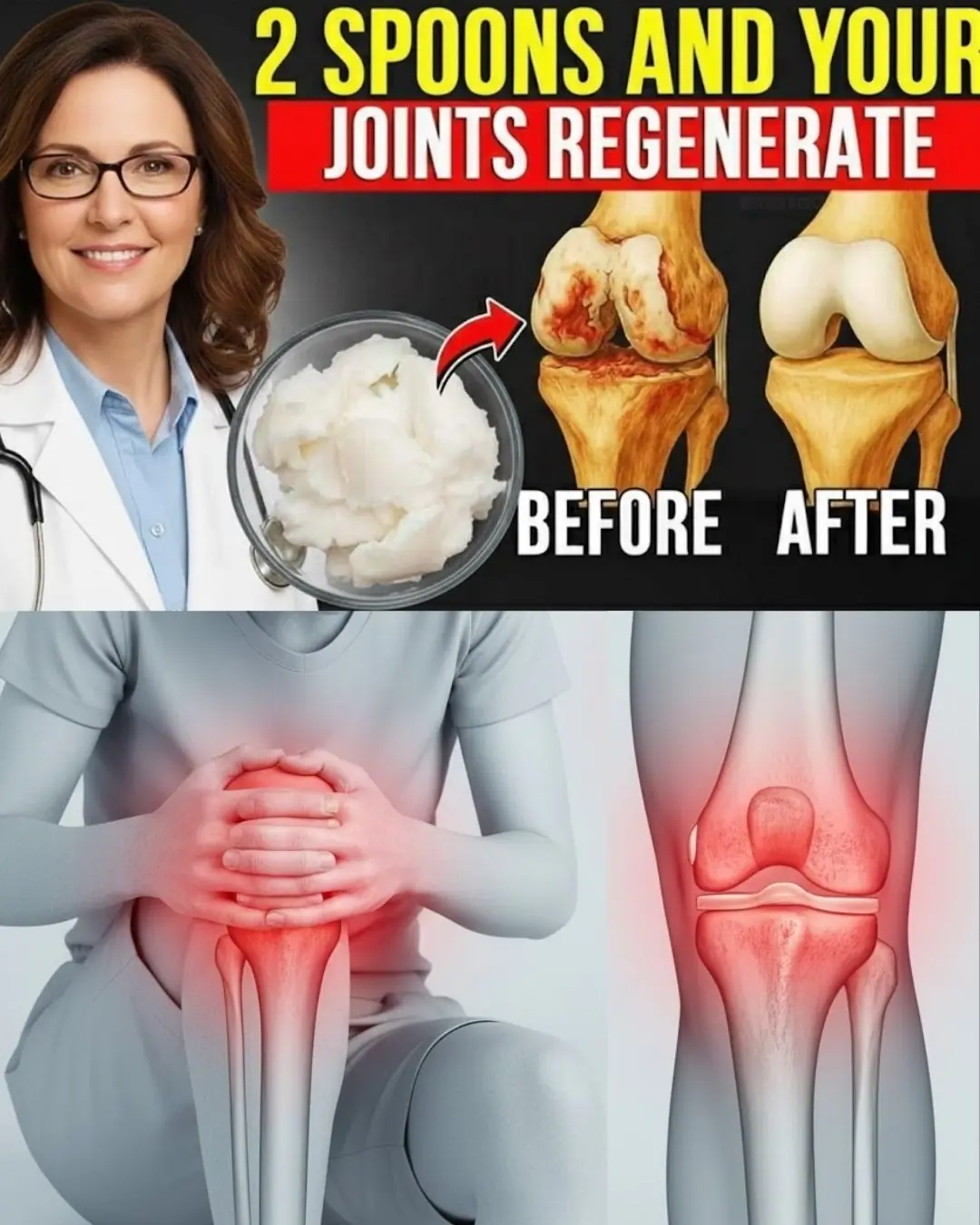 Discover the miracle drink that helps seniors rebuild knee cartilage quickly