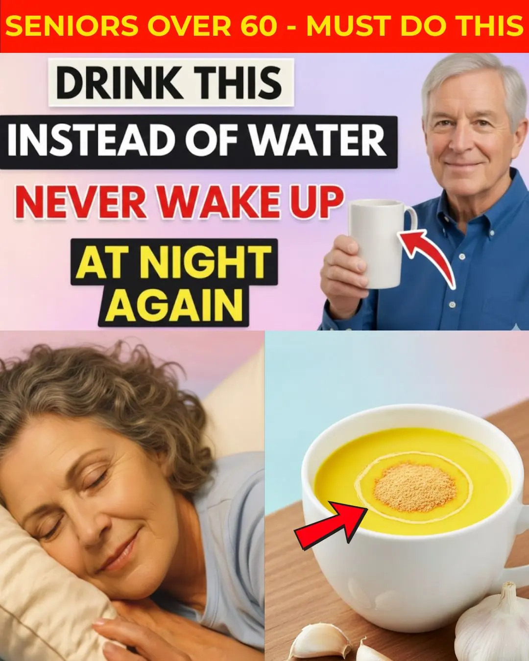 Over 60? Struggling to Sleep Through the Night? Try This Simple Bedtime Drink for Deeper Rest
