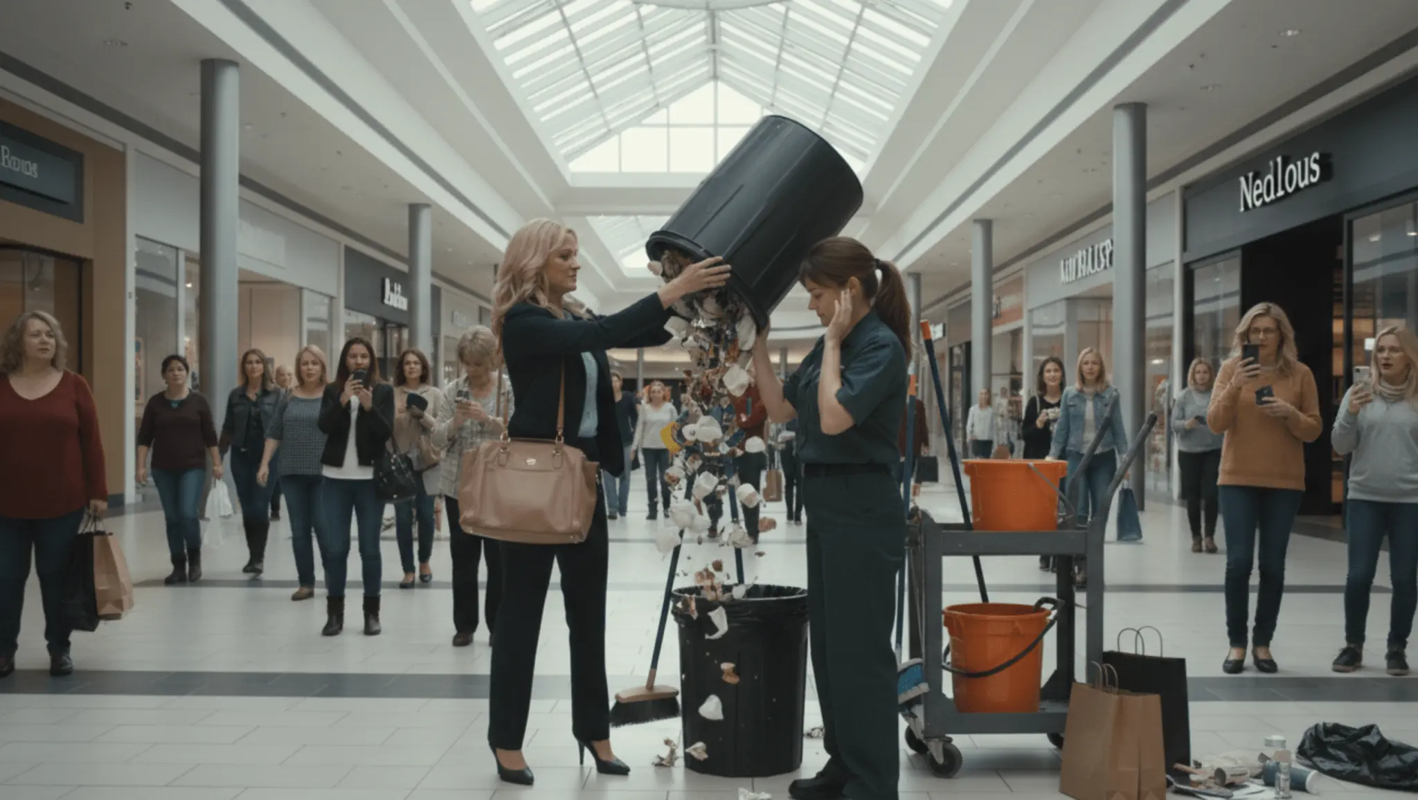 She Dumped Trash On Janitor… Then He Revealed His True Identity