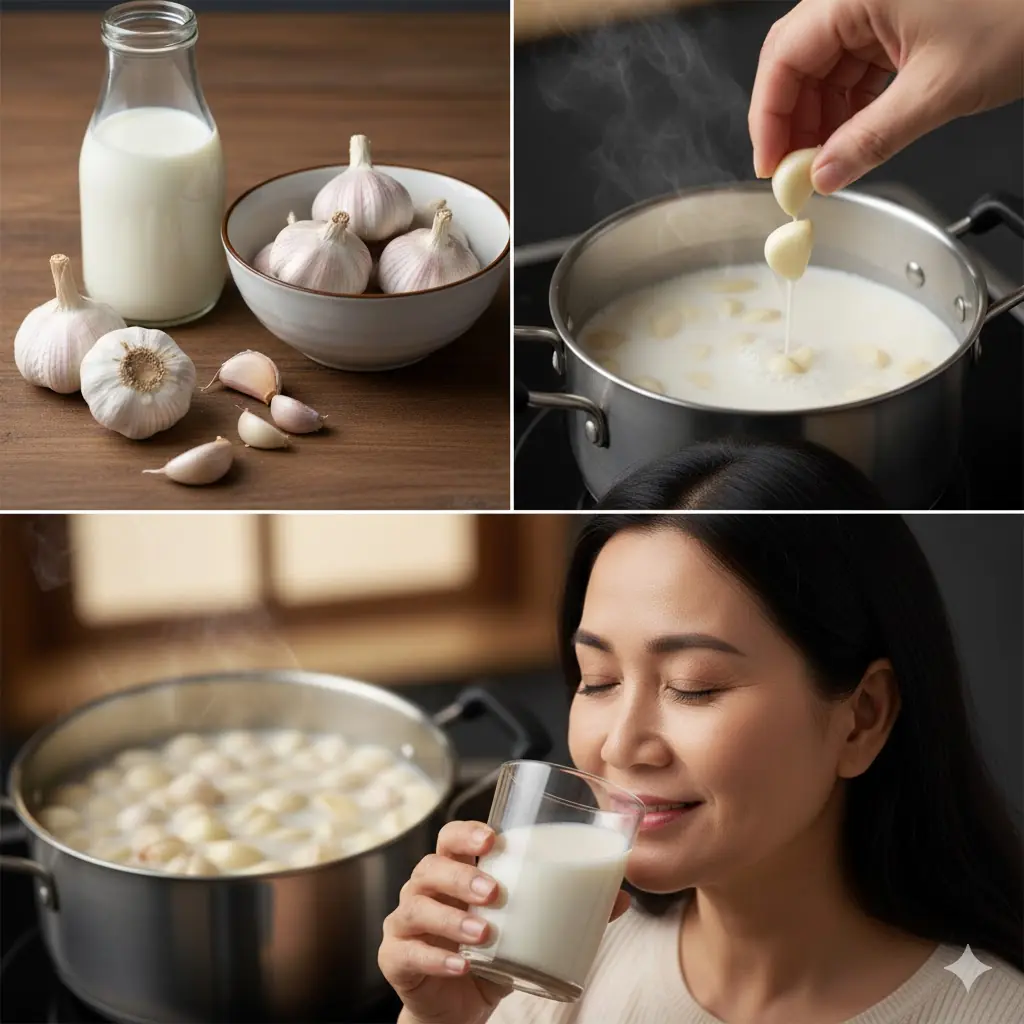 12 Powerful Reasons to Drink Milk with Garlic Every Day