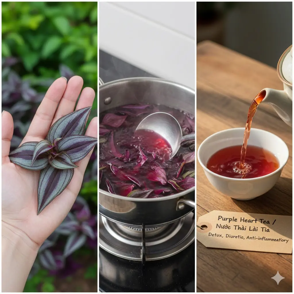 Tradescantia zebrina: The Colorful Healer Hidden in Plain Sight