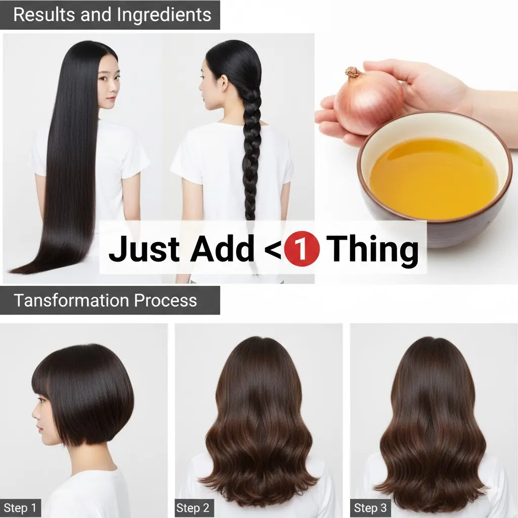 Red Onion Revolution: 3 Irresistible Rituals for Explosive Hair Growth & Thickness