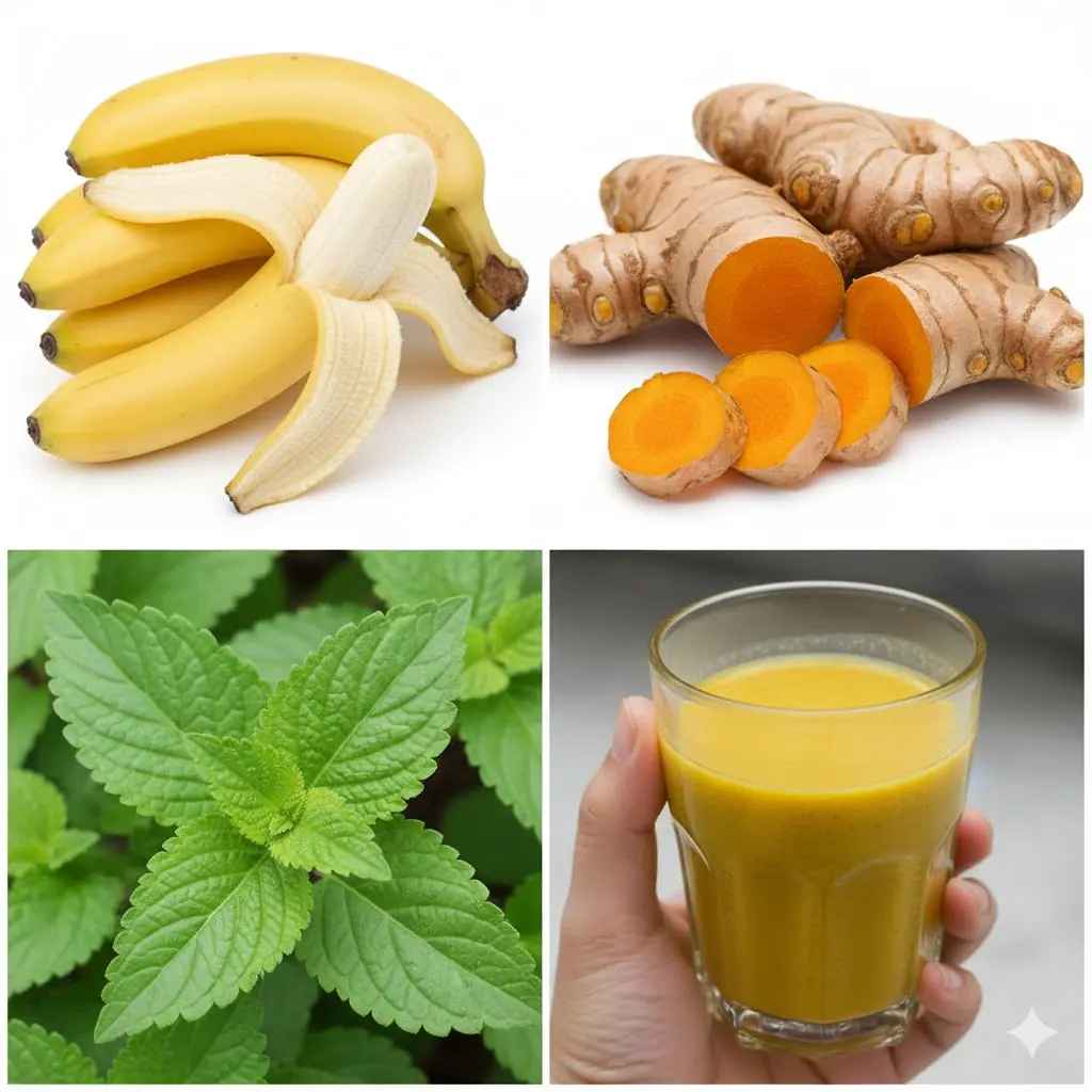 Natural Healing at 60: The Banana Peel, Poleo & Turmeric Drink That Changed My Life