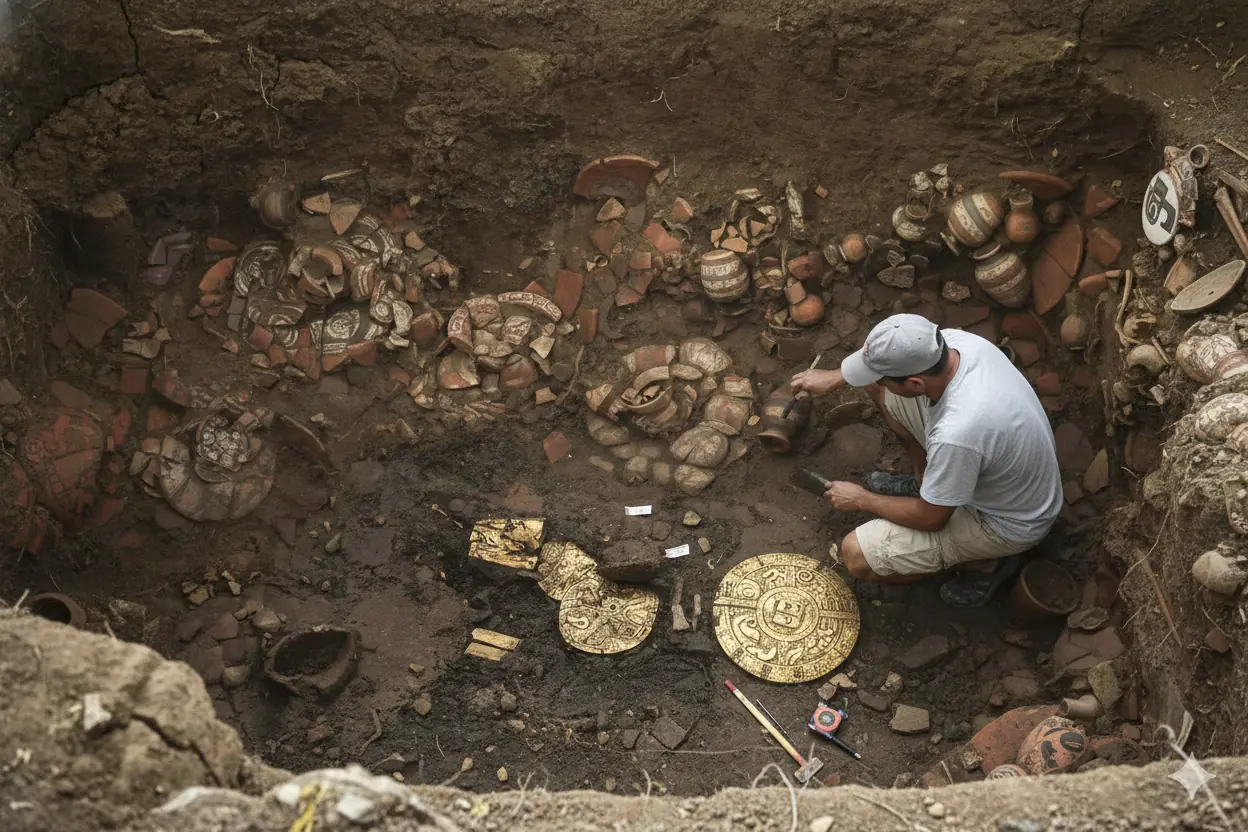 Ancient Tomb Filled with Gold ‘Treasures’ Discovered