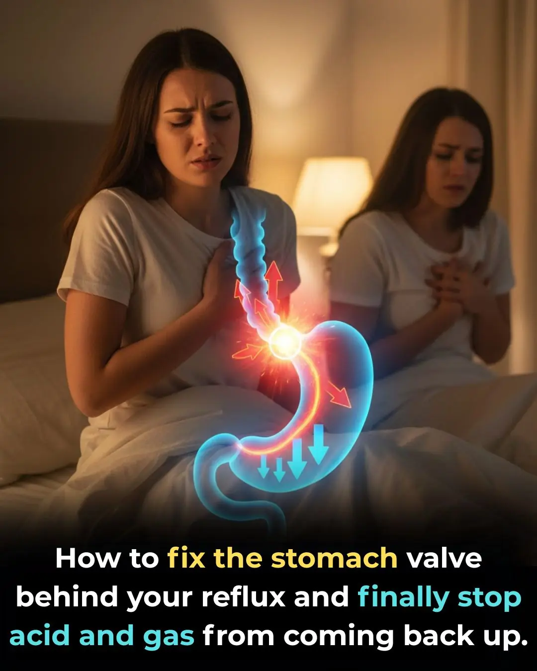 How to fix the stomach valve behind your reflux and finally stop acid and gas from coming back up