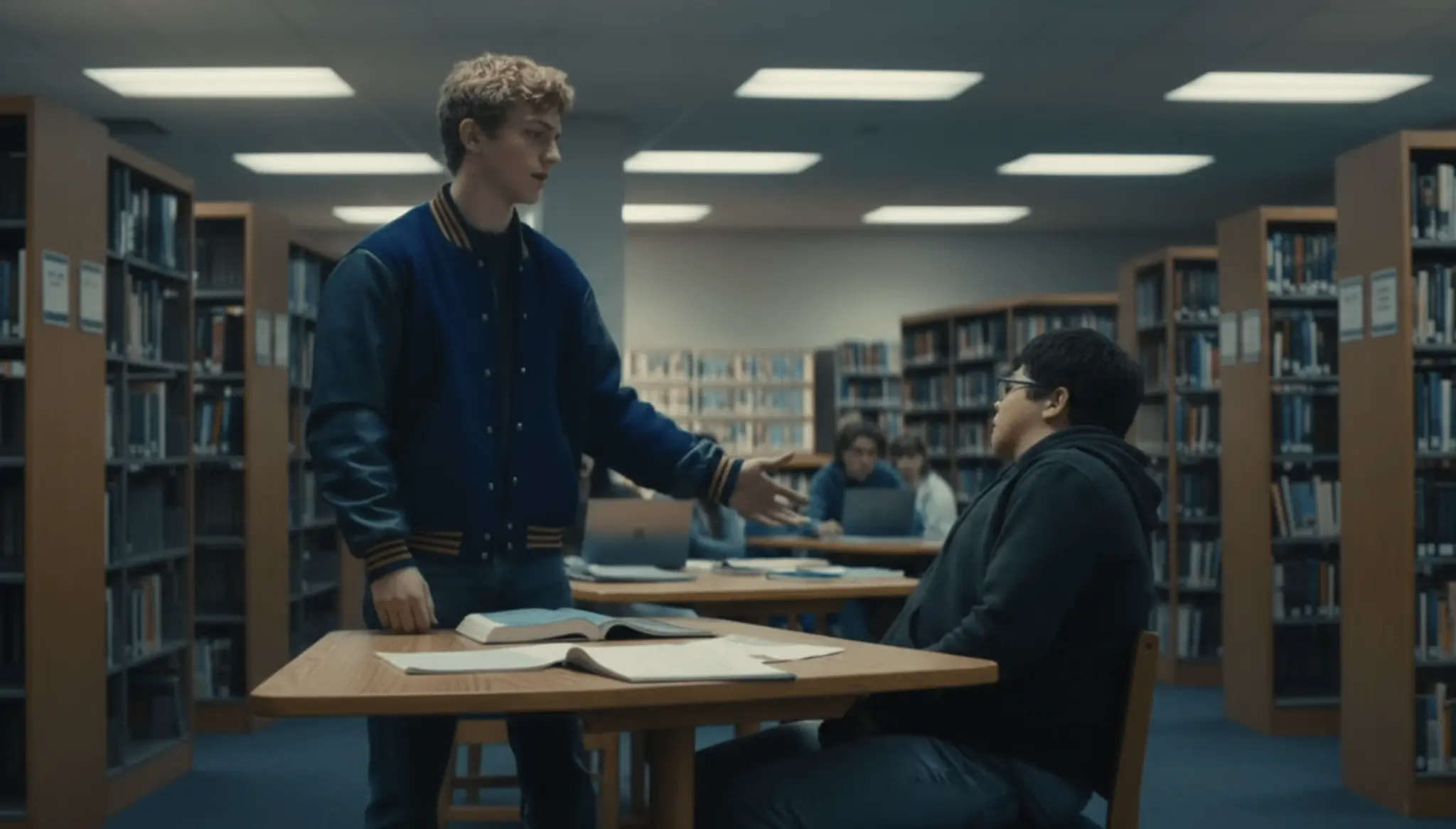 Bully Slaps Kid In Library—Then Sees What’s On Her Belt