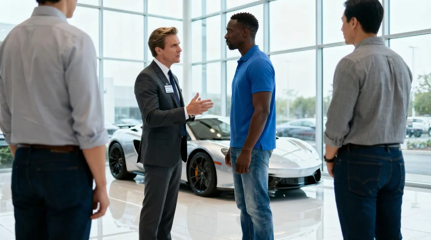 The Showroom Manager Tried To Remove A Man - Then Discovered His Real Identity